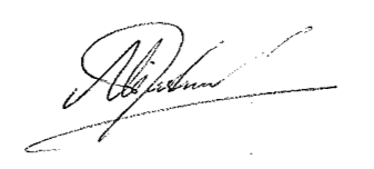 Mark Fishwick Signature